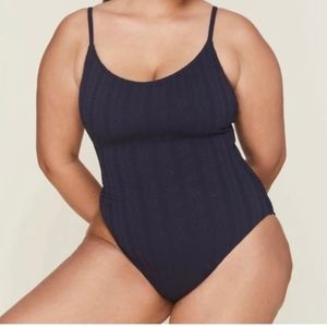 NWOT Andie Swim Amalfi Navy